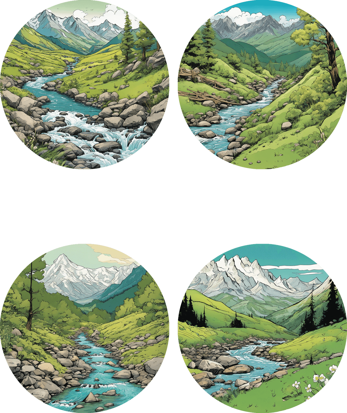 Sandstone Coasters (Round) view 5